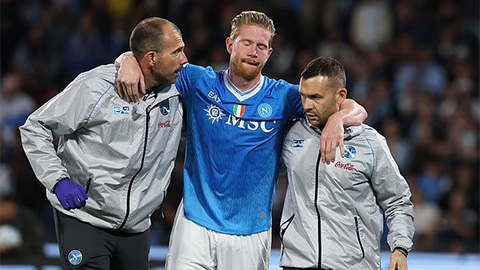 Kevin De Bruyne có thể nghỉ nhiều tháng vì chấn thương hiếm gặp
